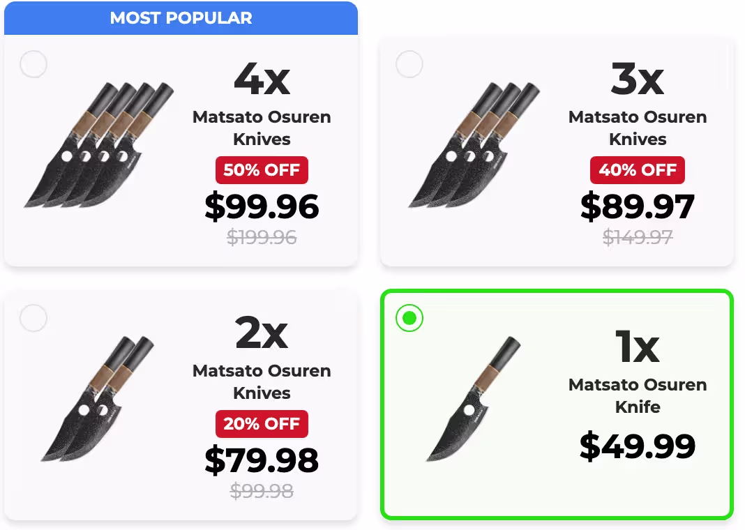 Matsato Osuren Pricing &mdash; Package Options